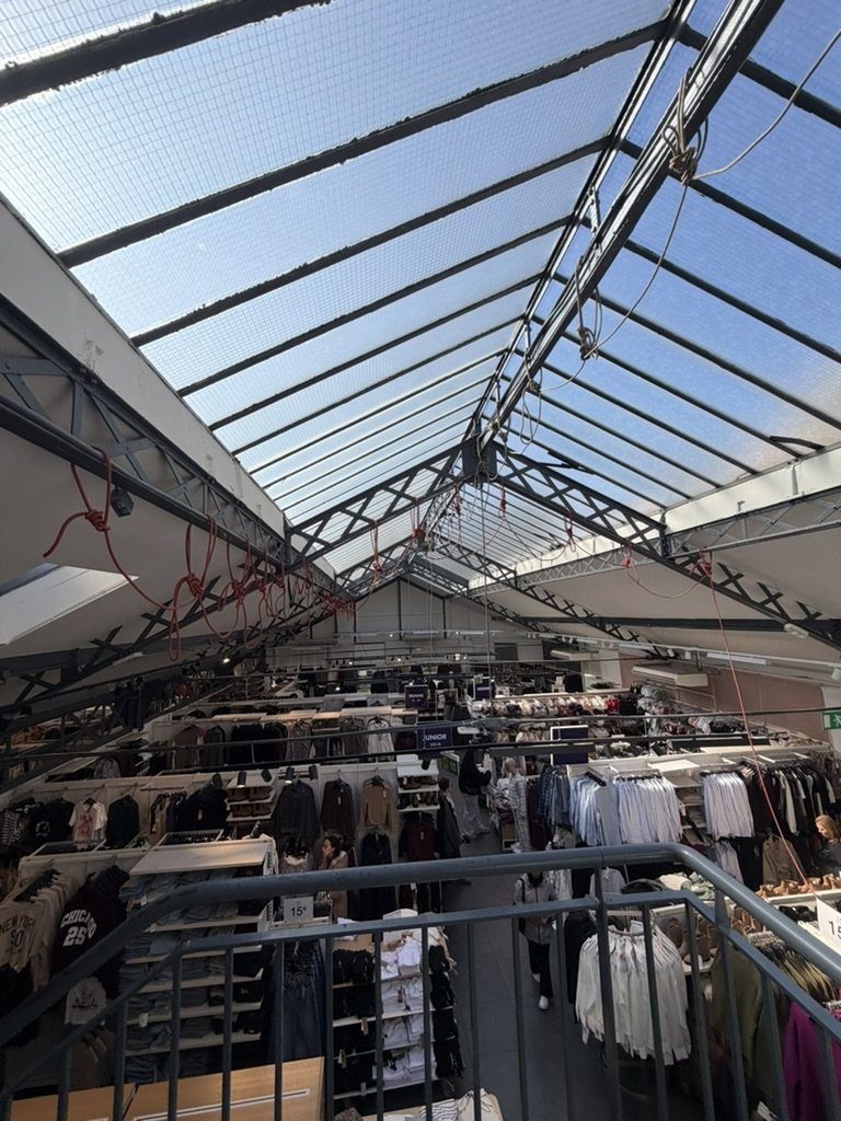 Verrière avant intervention - chantier S.I.S - IDF